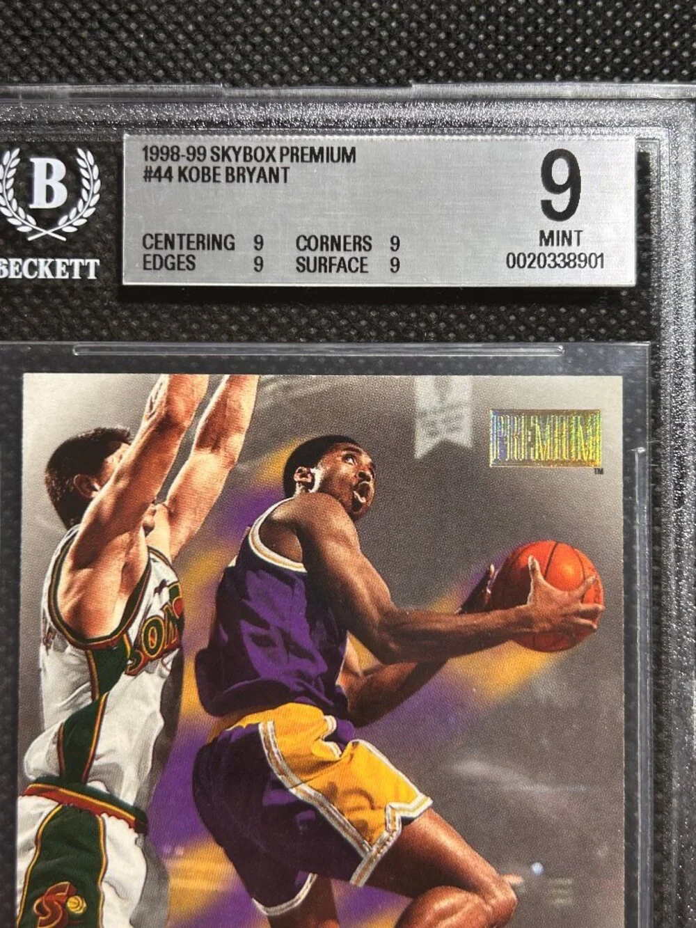 1998 SkyBox Premium Kobe Bryant #44 PSA 9 Mint Lakers HOF